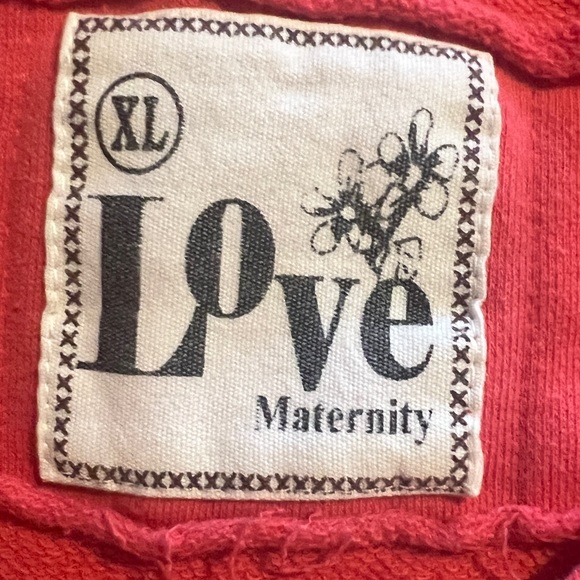 Love Maternity Sweatshirt size XL - Picture 5 of 7